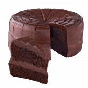 Arquivo png de bolo de sobremesa de chocolate