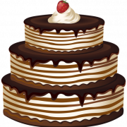 Immagine PNG della torta da dessert al cioccolato