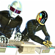 Daft Punk Electronic Duo Transparent