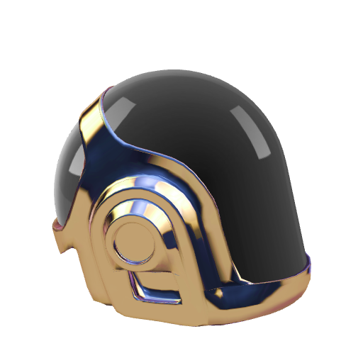 Daft Punk Helmet PNG File Download Free