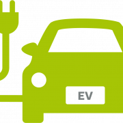 Electric Car Vector PNG Clipart