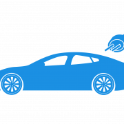 Electric Car Vector PNG File