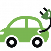 Electric Car Vector PNG HD Image