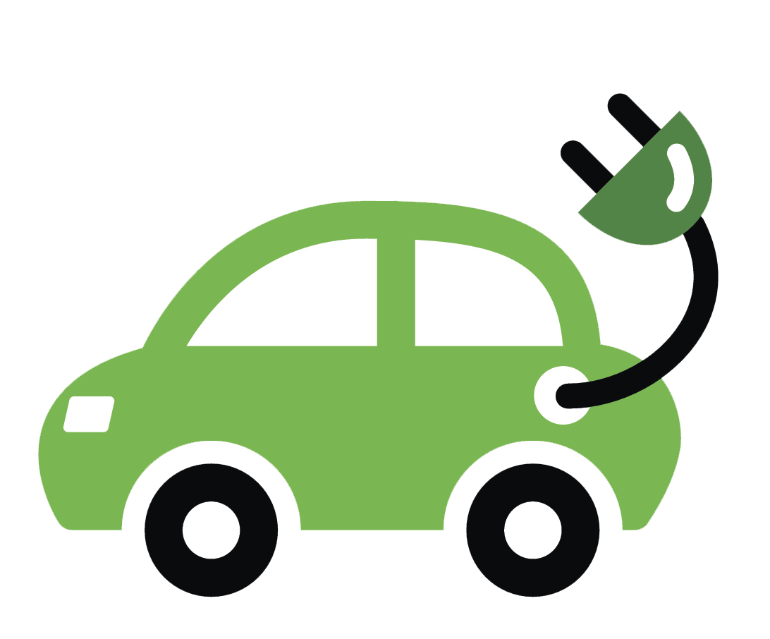 Electric Car Vector PNG HD Image