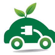 Electric Car Vector PNG Pic