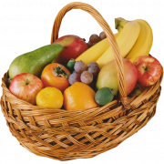 Fruit Basket PNG Image