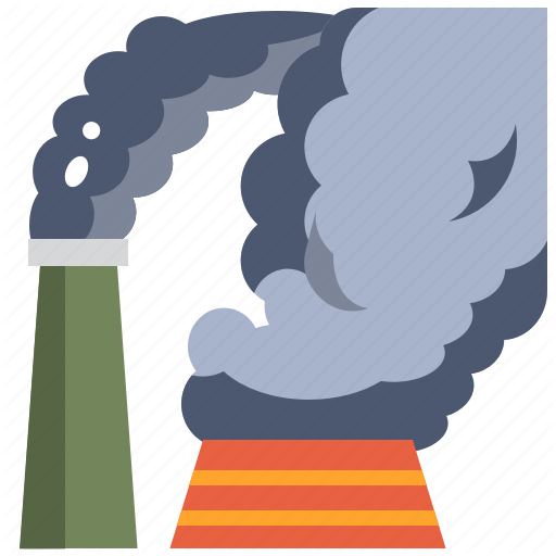Polusi Udara Pabrik Industri PNG Clipart