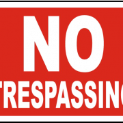 No Trespassing Tandatangani PNG Clipart