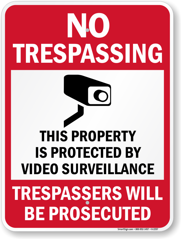 No Trespassing Sign PNG Free Image