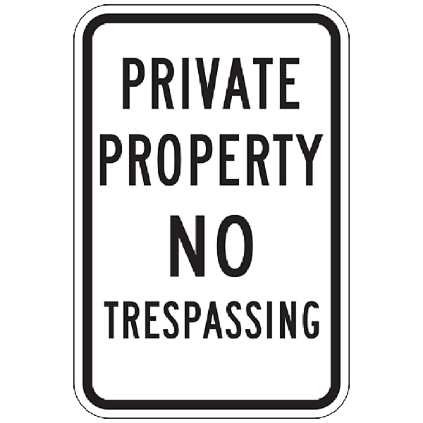 No Trespassing Sign PNG High Quality Image