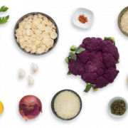 Purple cauliflower png