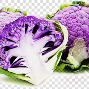 Image png au chou-fleur violet