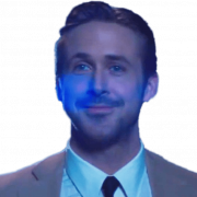 Ryan Gosling trasparente
