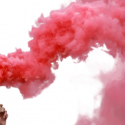 Foto HD transparente de cor PNG de fumaça
