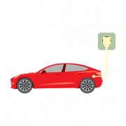 Tesla Clipart mobil listrik