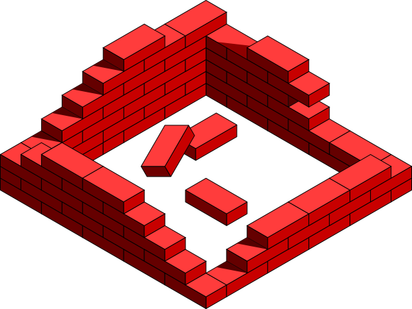 Vector Brickwall PNG File