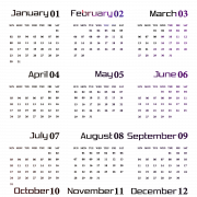 Vectorkalender 2022