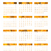 Calendario vettoriale 2022 PNG Clipart
