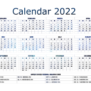 Vector Calendario 2022 PNG Descarga gratuita
