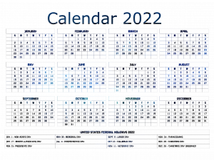 Vector Calendar 2022 PNG Free Download