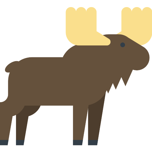 Vector Moose PNG Image