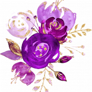 Vector Violet Flower PNG ไฟล์