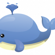 Vector Whale PNG HD Image