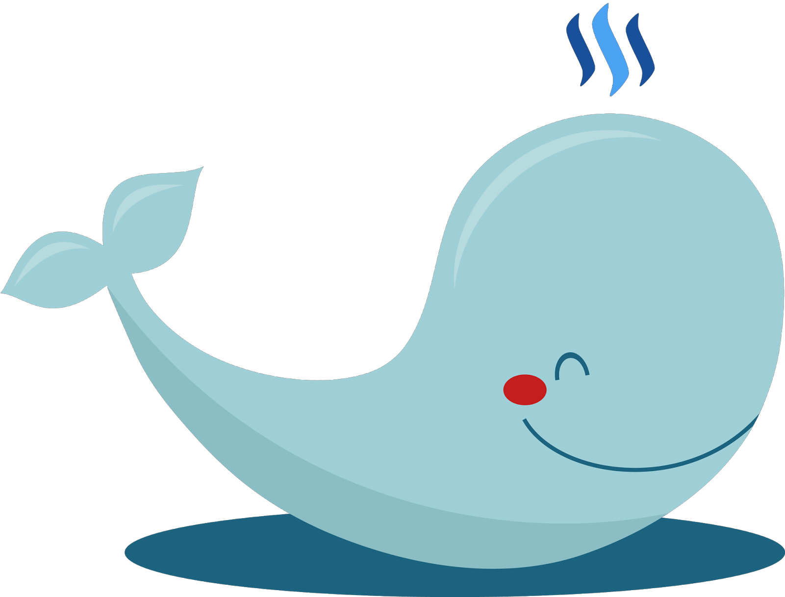 Vector Whale PNG