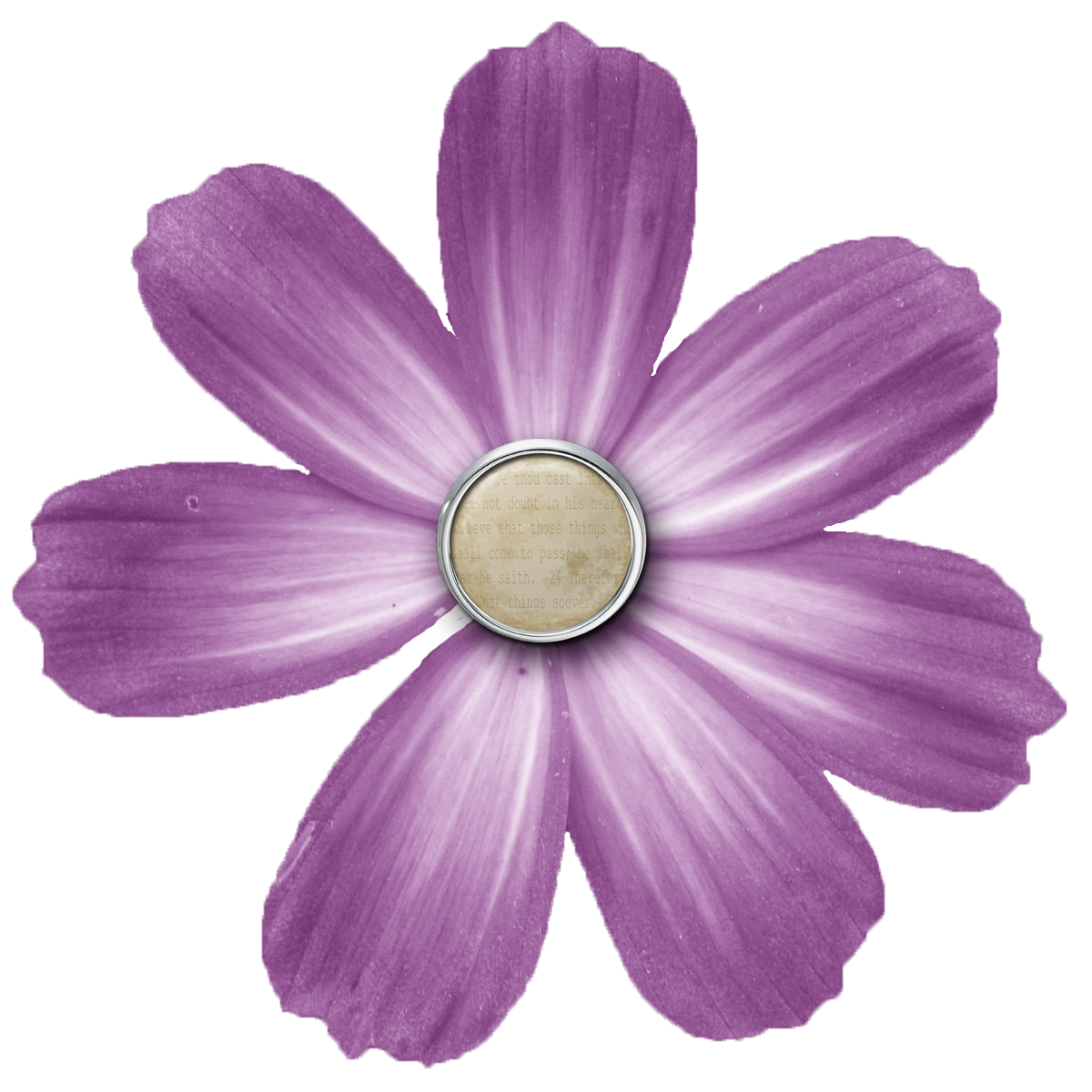 Violet Flower PNG Transparent HD Photo