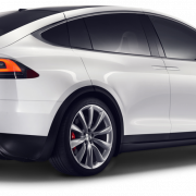 Beyaz Tesla Elektrikli Araba Png Görüntü HD