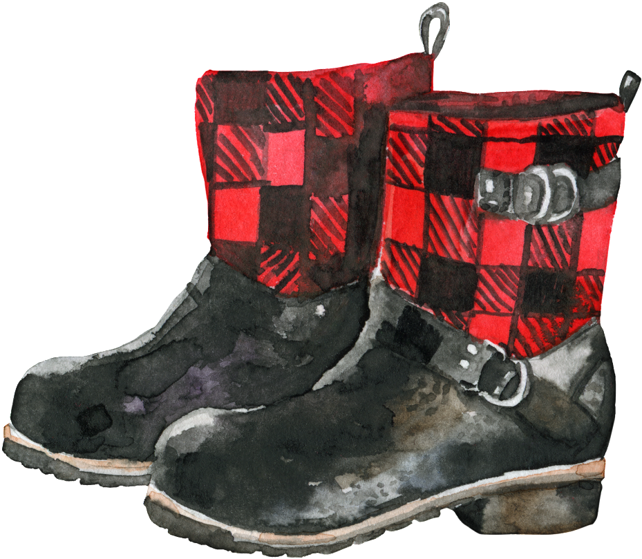 Winter Boot PNG Pic