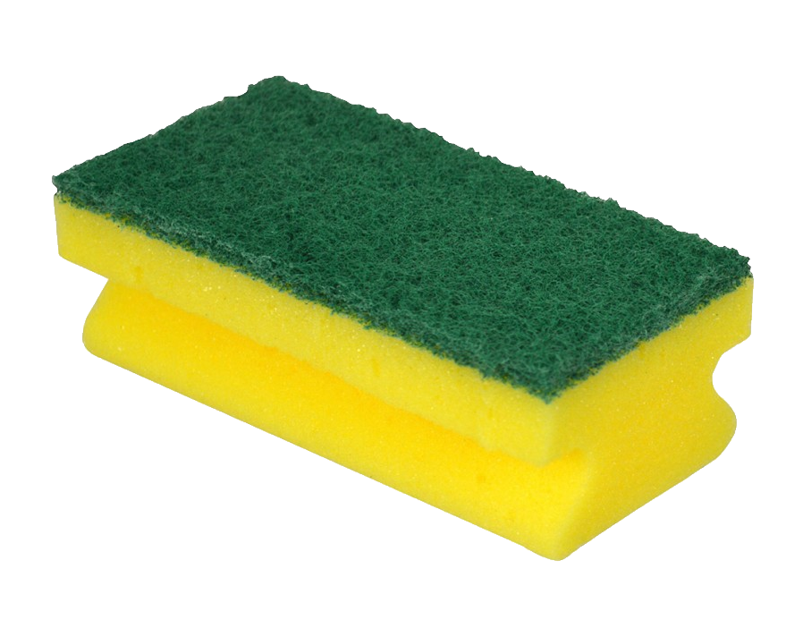 Yellow Green Sponge PNG Image