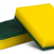 Imagen de esponja verde amarilla png