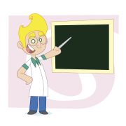 Animated Professor PNG Clipart