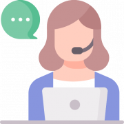 Call Service Support PNG HD Image