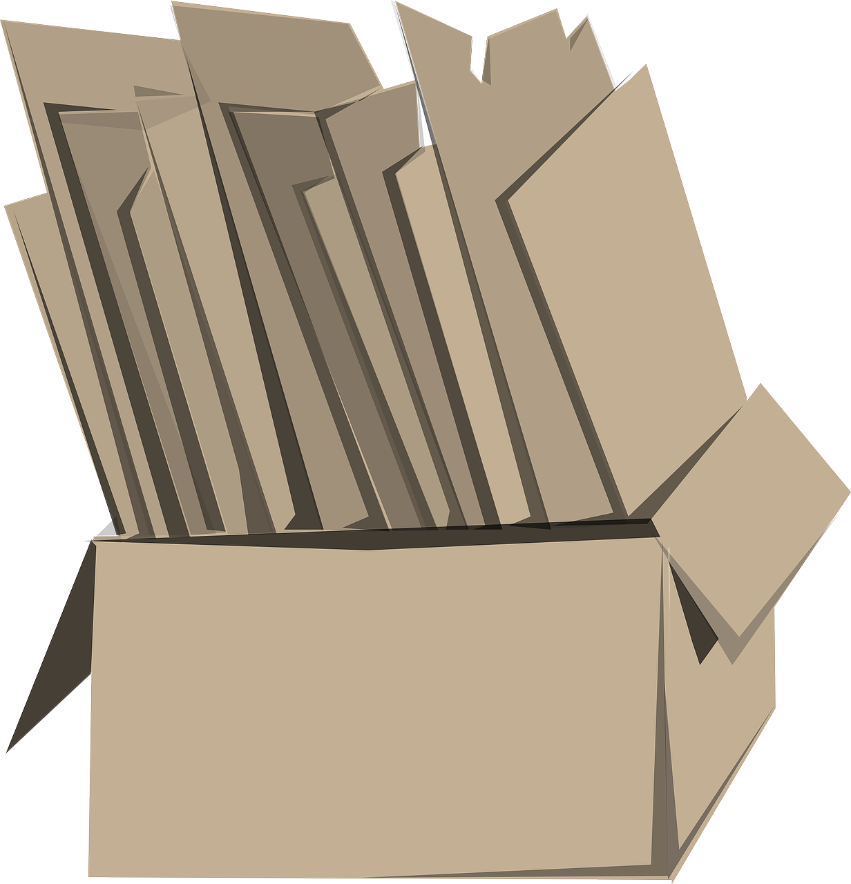 Cardboard Box PNG Image File