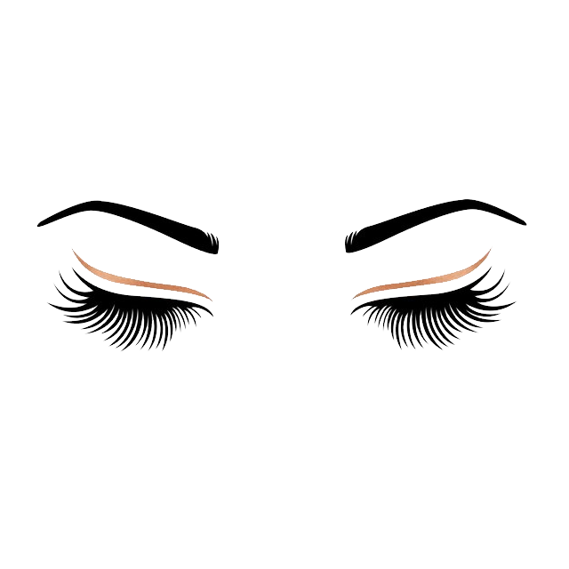 Cartoon Eyelashes PNG Picture