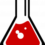 Archivo PNG de frasco de química