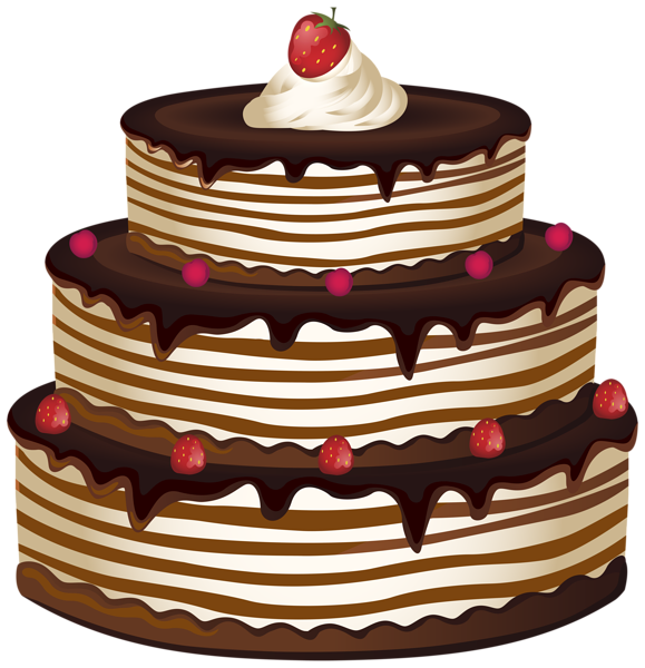 Image png gâteau au chocolat