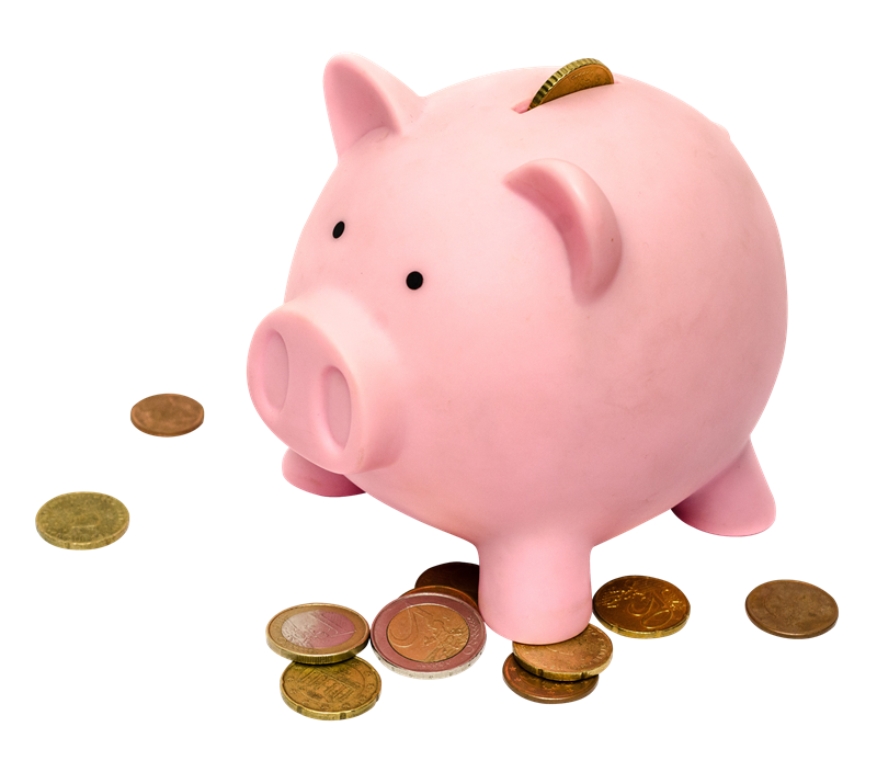 Paralar Piggy Bank Png Ücretsiz İndir