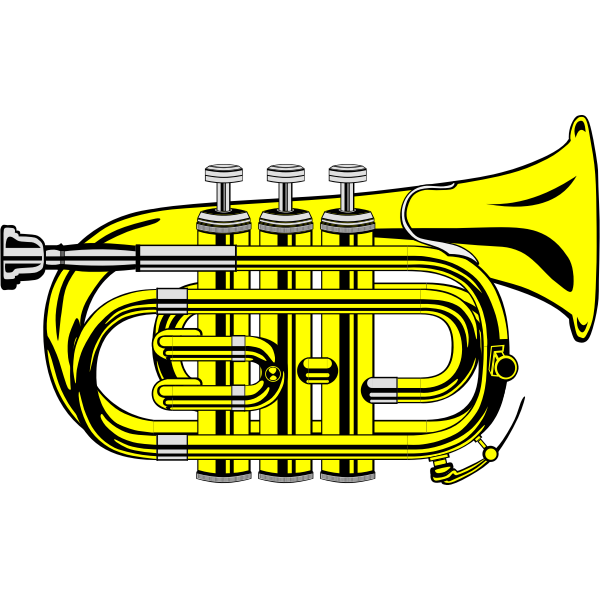Cornet Musical Instrument PNG Pic