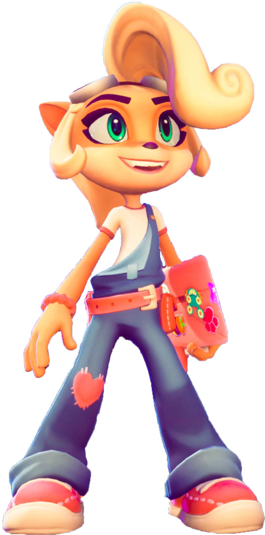 Crash Bandicoot Female Character PNG Image