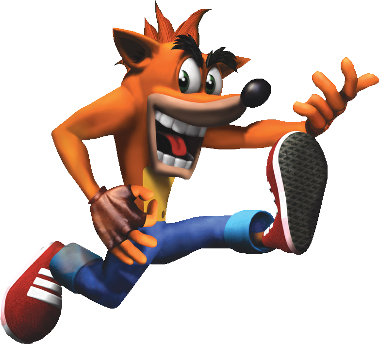 Crash Bandicoot Video Game PNG HD -afbeelding