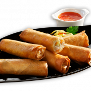 Fried Chinese Spring Roll PNG Image HD