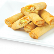 Fried Chinese Spring Roll Transparent