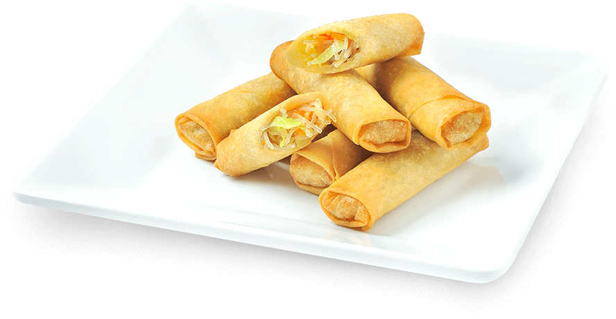 Fried Chinese Spring Roll Transparent