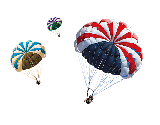 Gliding Parachute PNG Pic