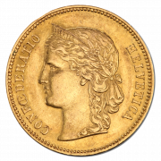 Moneda de oro en dólar