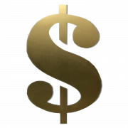 Gold Dollar PNG High Quality Image