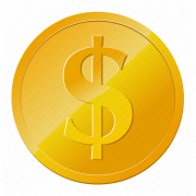 Gold Dollar PNG PIC